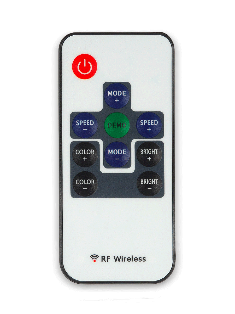 Радио контроллер RGB с RF пультом на 9 кнопок RF пульт на 9 кнопок