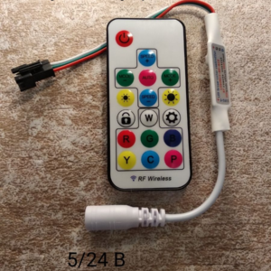 Контроллер RGB 5/24В с пультом для ленты RGB, RF пульт